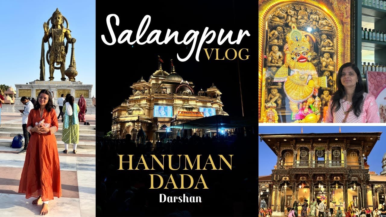 Shree Kashtabhanjan Dev, Salangpur Dham || Mumbai to Salangpur Vlog | Hanuman Dada | Gujarat