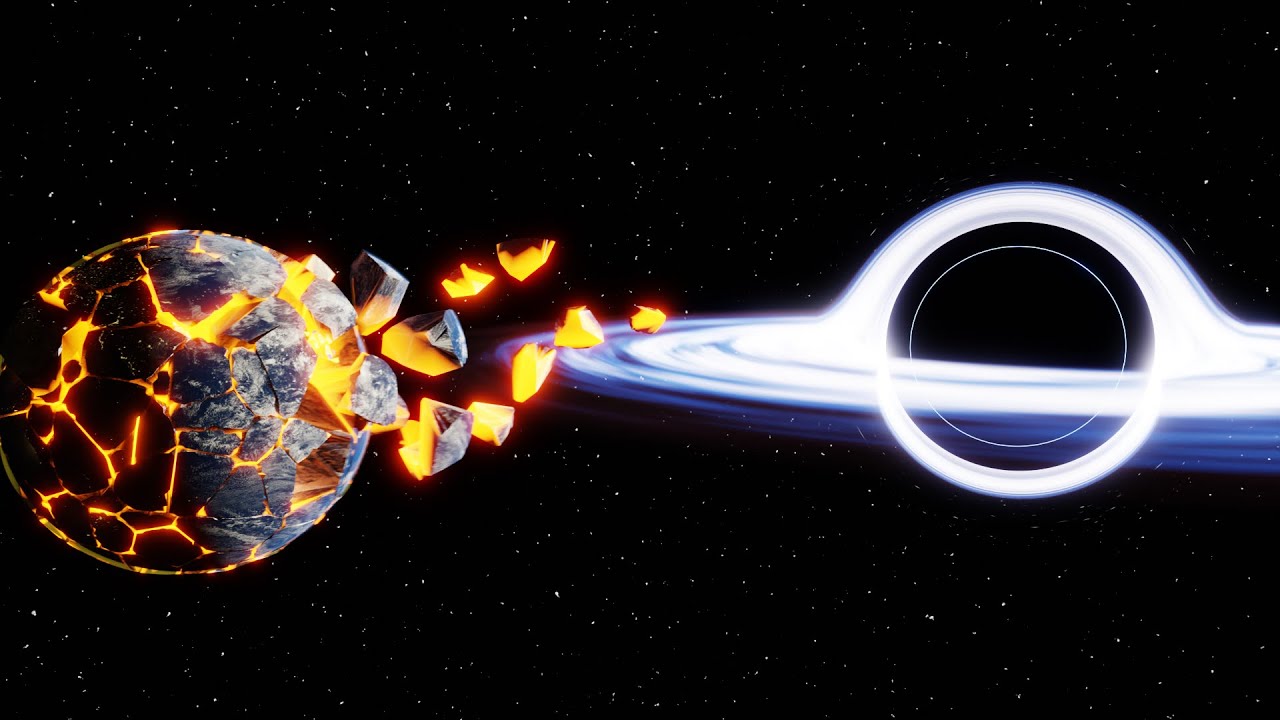 Black hole eats Earth 2