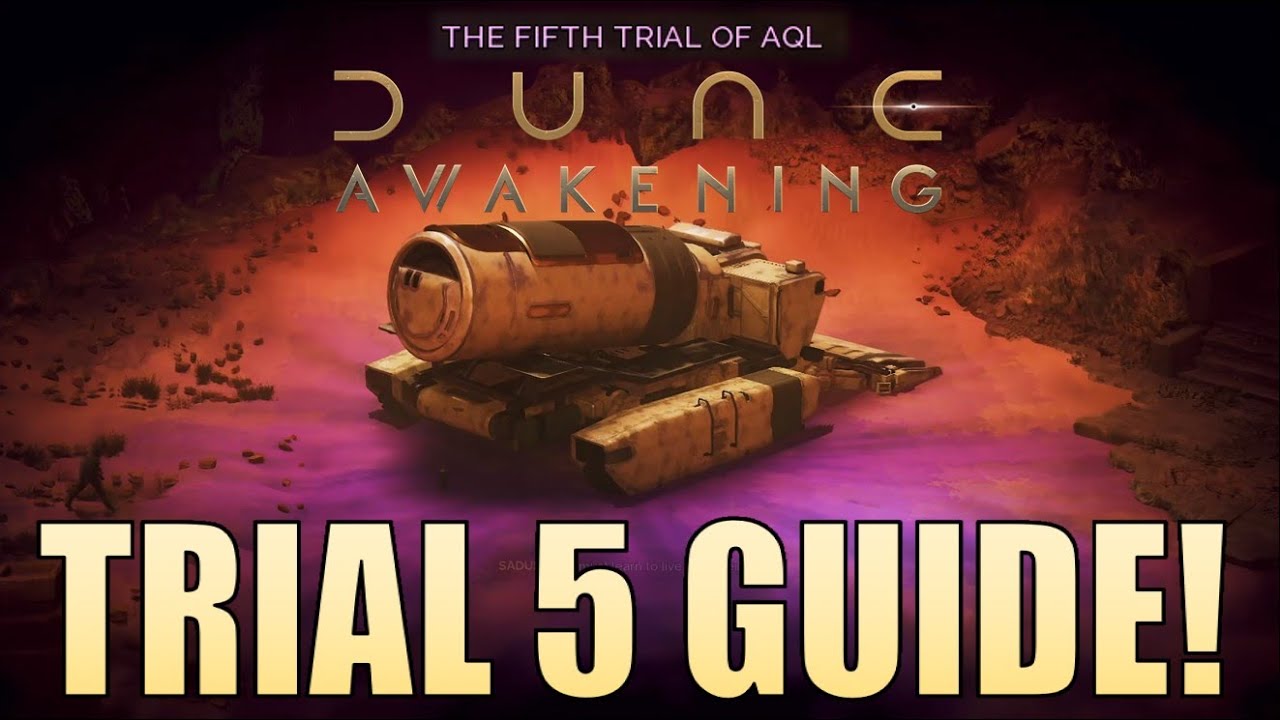 Dune Awakening - 5th Trial with Location and Puzzle! (don't get eaten) Trial 1 to 4 included!