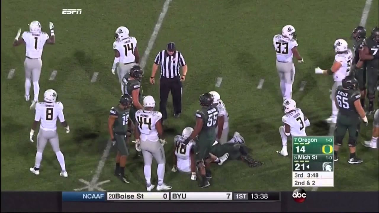 9/12/2015 Michigan State 31  Oregon 28