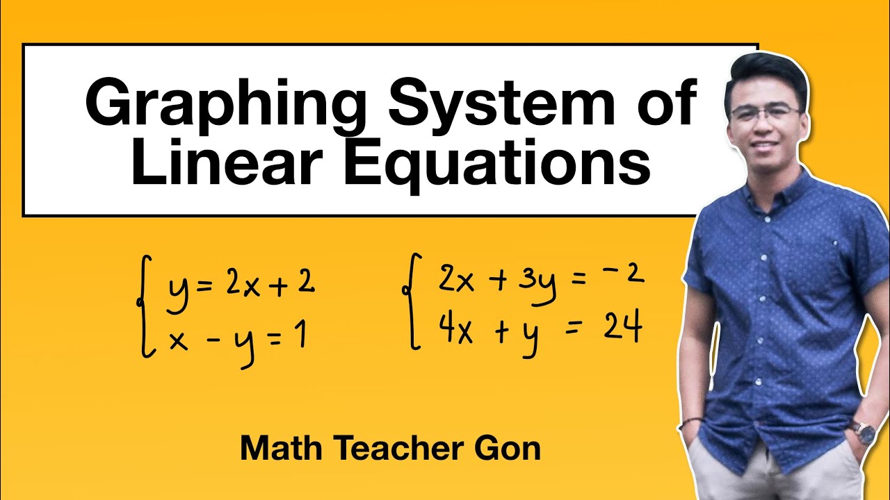 Graphing System System of Linear Equations - Math Teacher Gon