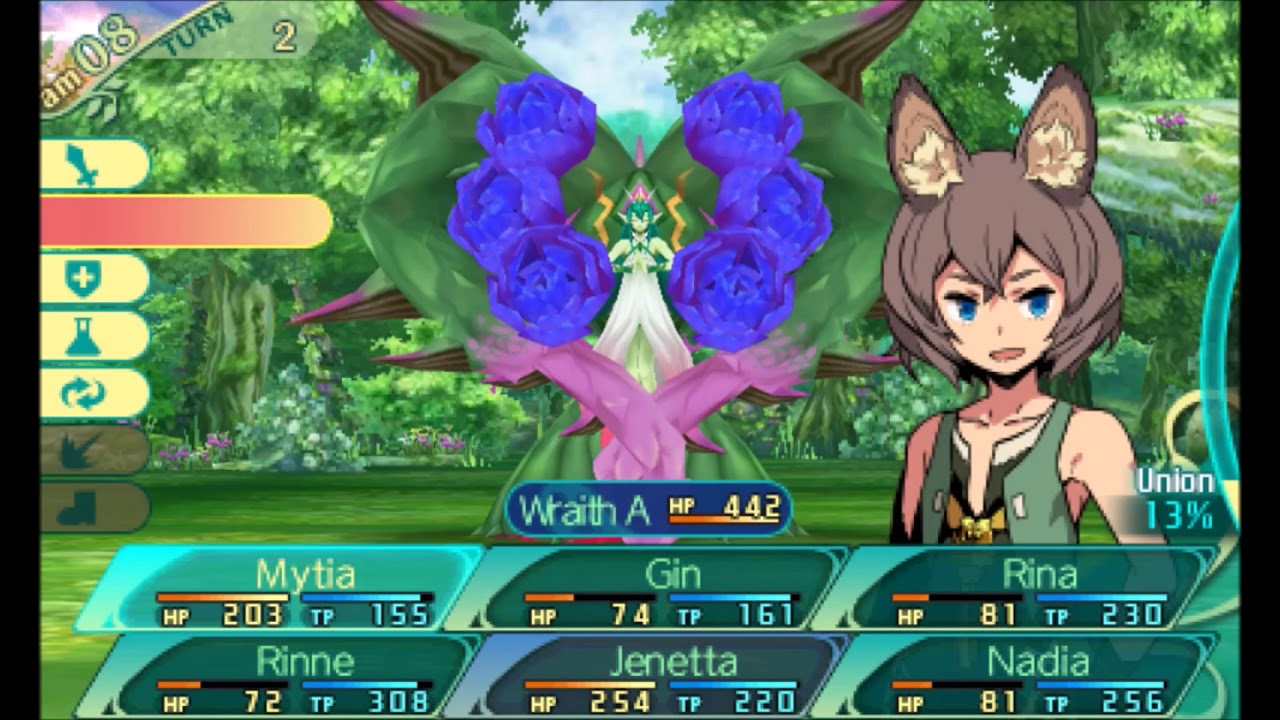 Etrian Odyssey 5 Level 46 Buster Cannon vs Dryad (Advanced)