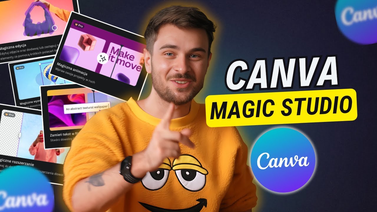 5 Narzędzi Canva AI, Dzięki Którym TWOJE GRAFIKI Wejdą NA NOWY POZIOM 🤯 (Canva Magic Studio)