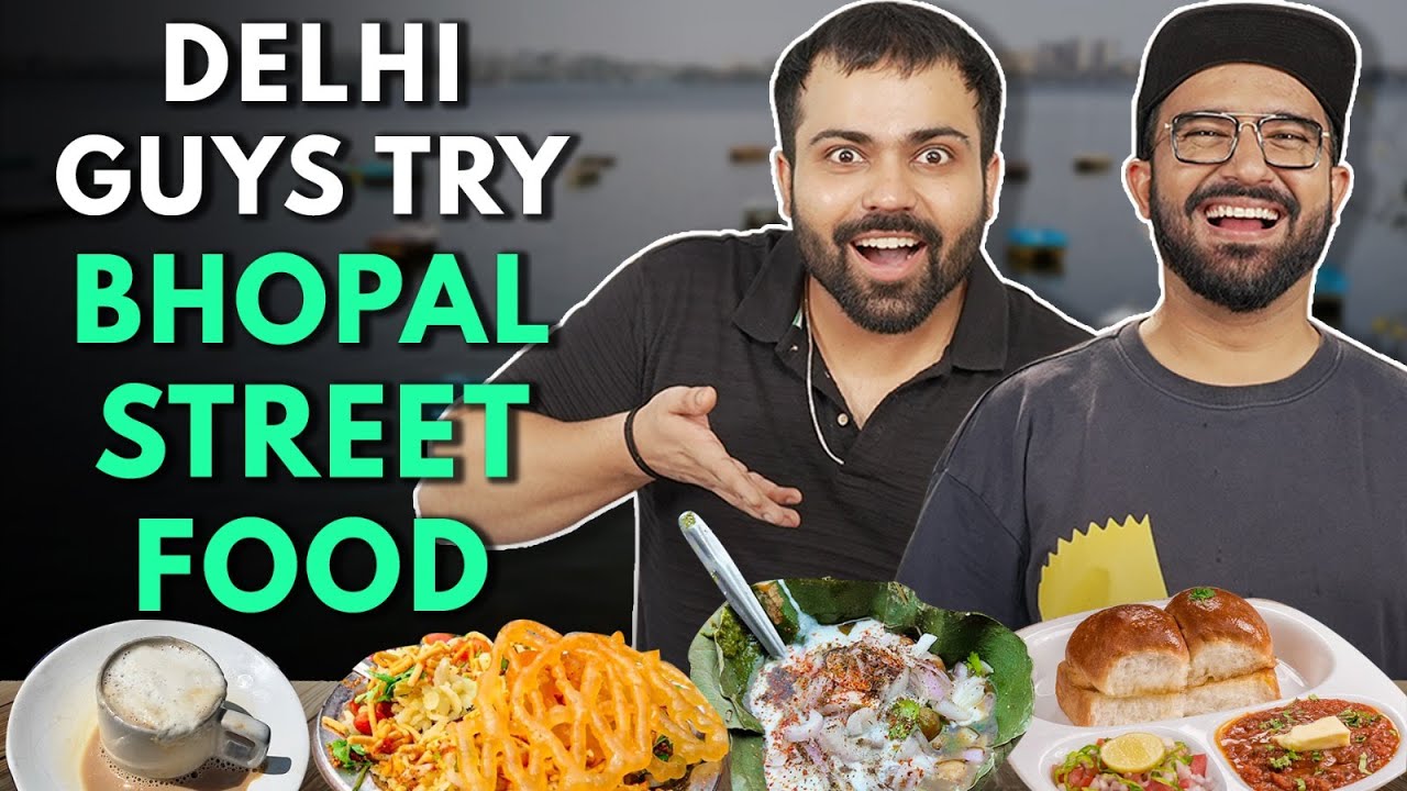 Delhi Guys Try BHOPAL STREET FOOD | The Urban Guide