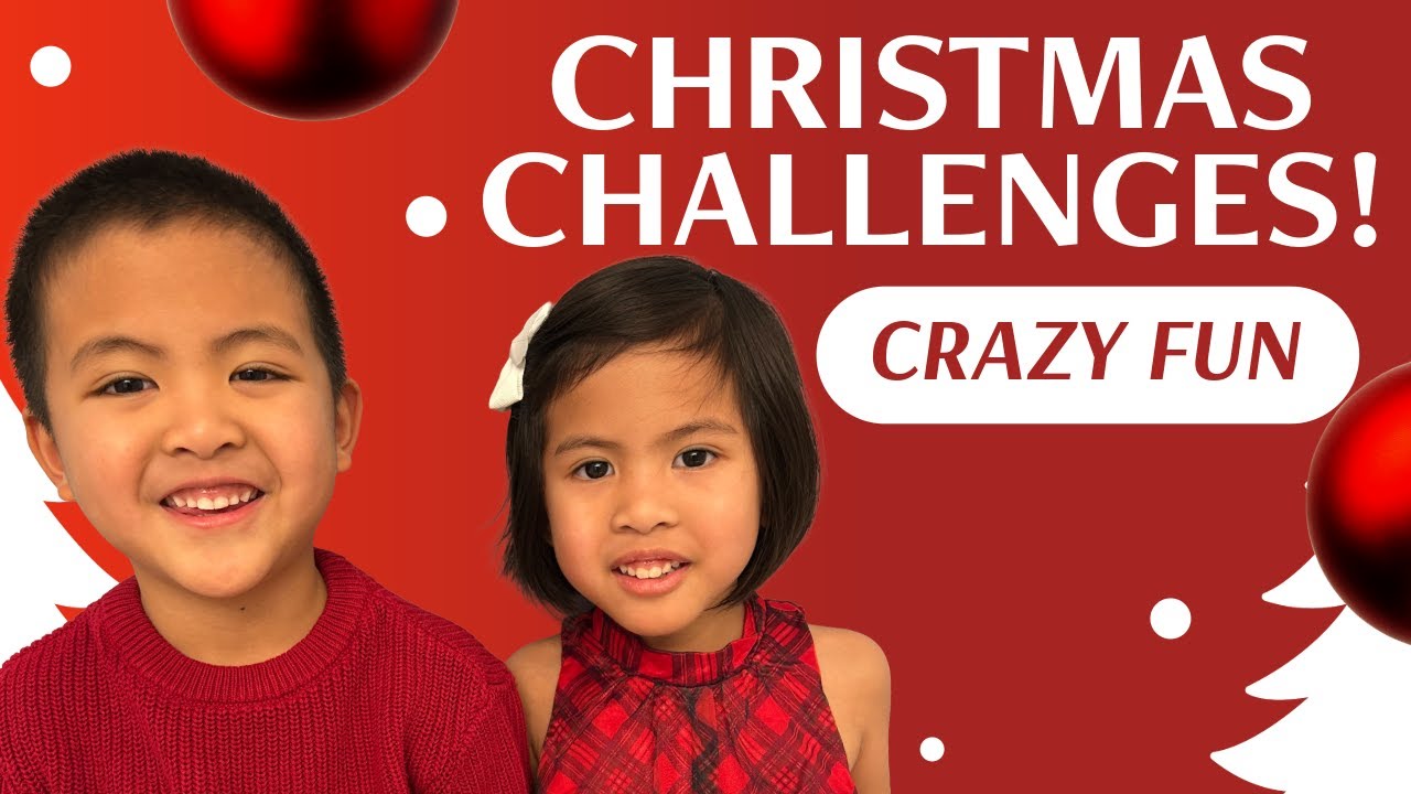 Thunder and Clementine Take On Hilarious Christmas Challenges with Cousins in Maryland