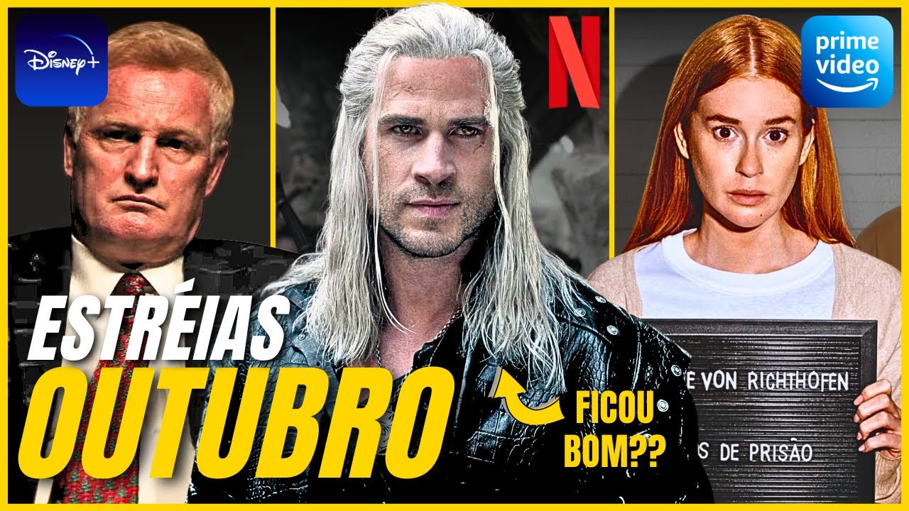 As MELHORES ESTR&Eacute;IAS de OUTUBRO! NETFLIX, PRIME VIDEO e DISNEY+ (2025)