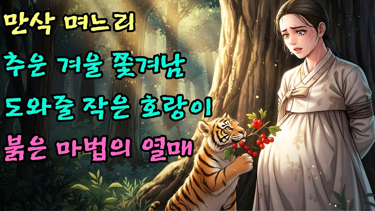잠자기전 듣는 옛날이야기(중간광고없음) |임신한 며느리가 억울하게 쫓겨나 설산에서 마주한 충격적인 진실| 야담 | 설화 ㅣ전설 | 오디오북 | 민담
