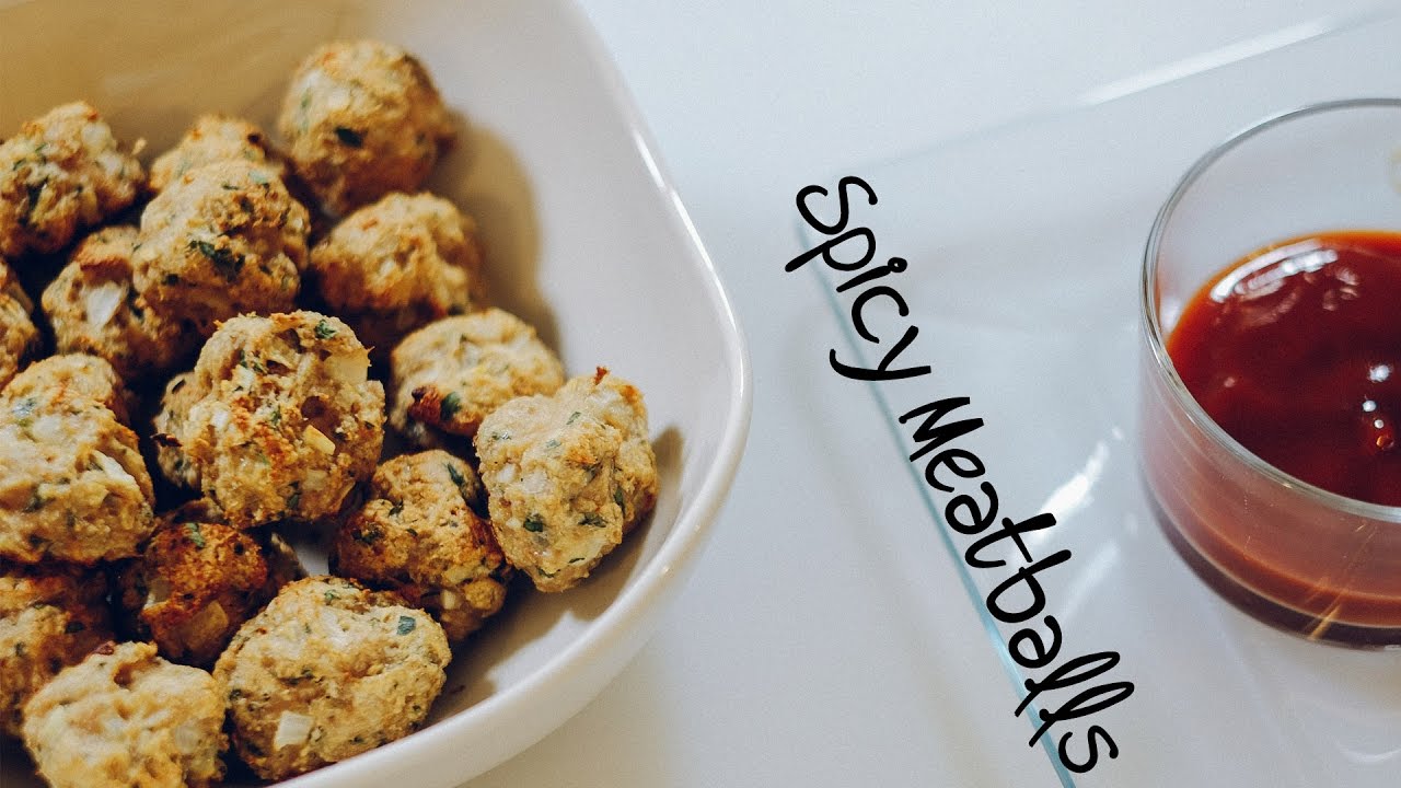 Making Spicy Meatballs
