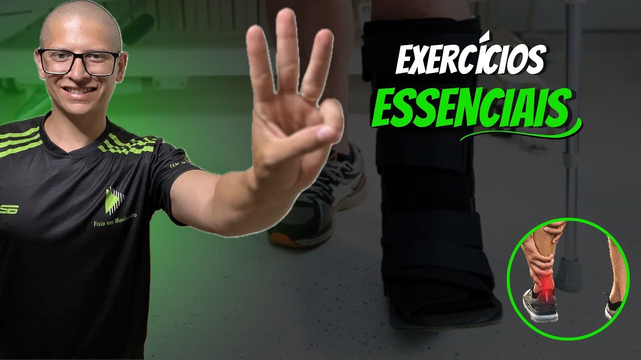 O SEGREDO da fase inicial após ruptura do tendão de Aquiles: 3 exercícios essenciais