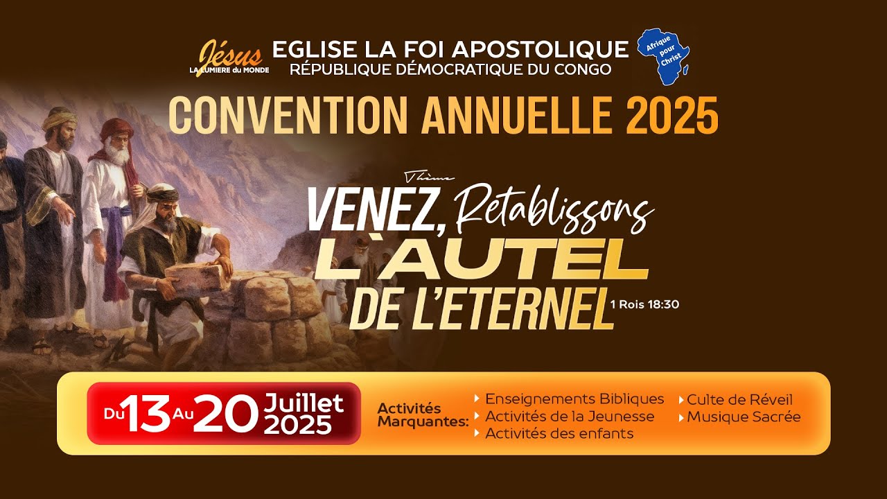 CULTE DE DEVOTION / CAMP MEETING 2025