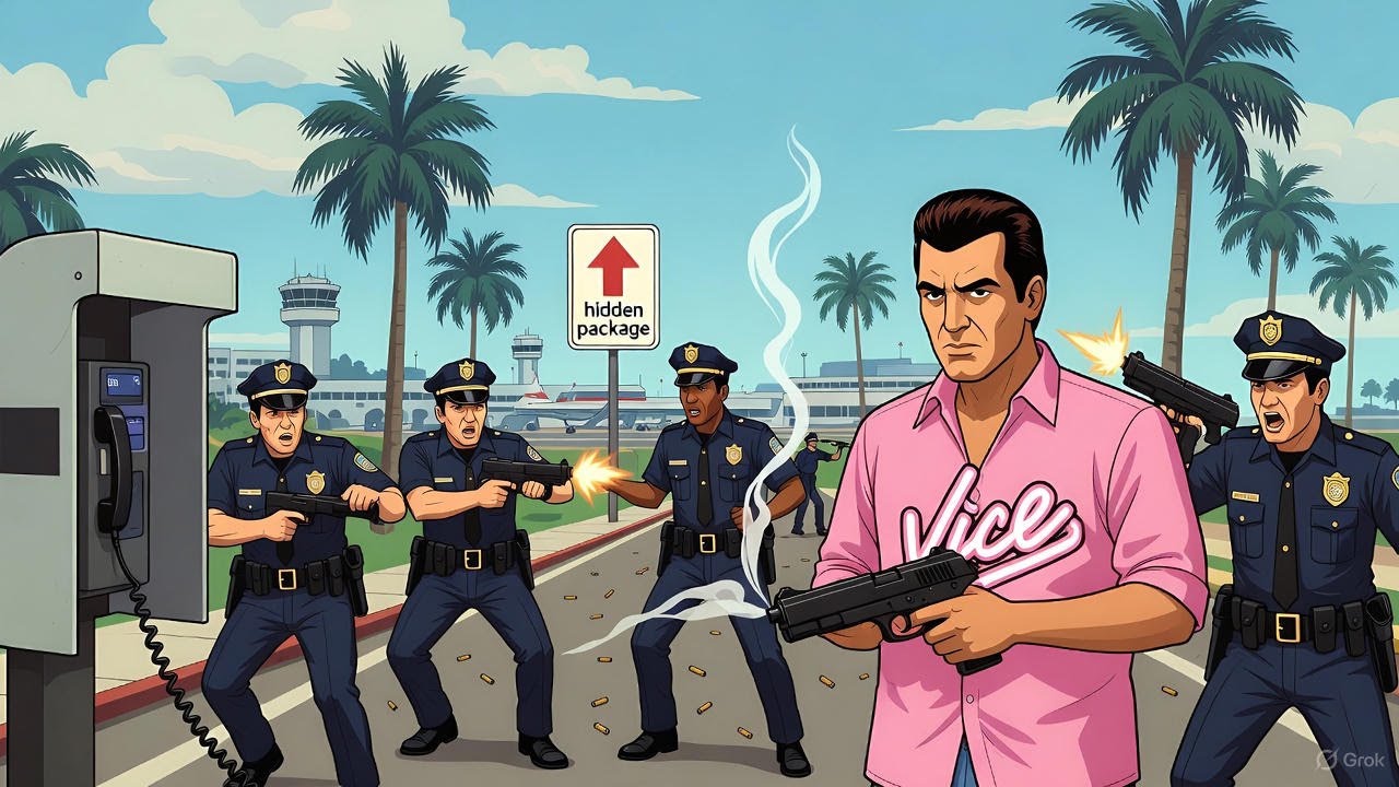GTA Vice City Full Gameplay 🔫 | The Shootist to Cop Land | Hidden Package #6