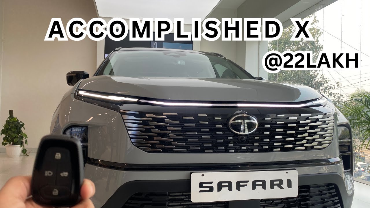 TATA SAFARI ACCOMPLISHED X (PURE GREY) (QUICK WALKAROUND)