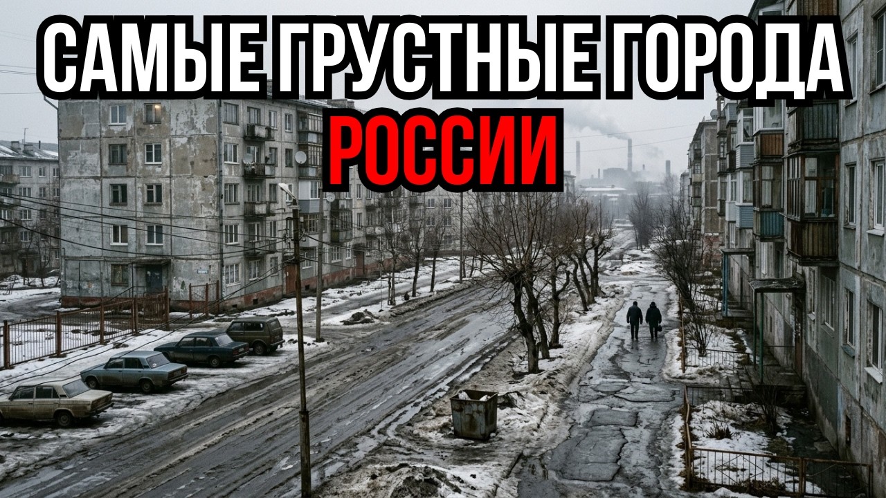 7 САМЫХ ПЕЧАЛЬНЫХ ГОРОДОВ РОССИИ (АТМОСФЕРА БЕЗНАДЕЖНОСТИ)