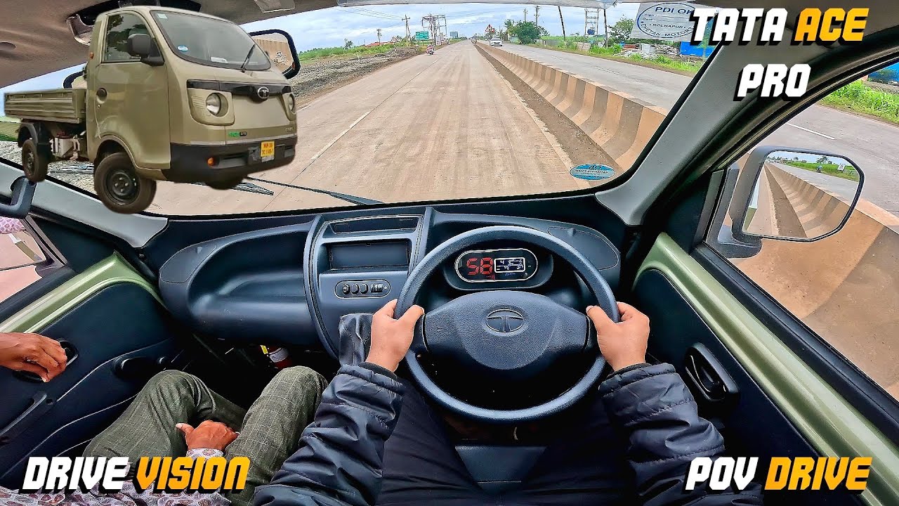 TATA ACE PRO CNG 2025 : POV DRIVE | Best Mini Truck Drive Experience | #tataace #pro #povdrive #asmr