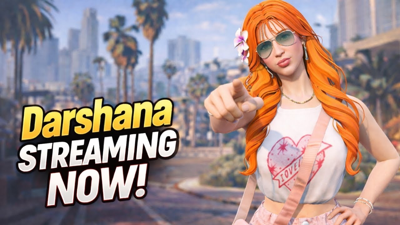 DARSHANA IS LIVE....❤️| MEENUTTY 💙|DARSHANA❤️| XLANTIS CITYGTA RP|BGMI #meenutty#gta#darshana