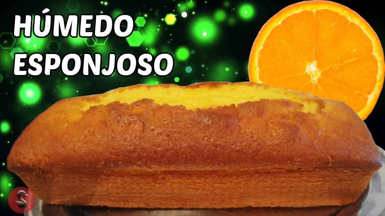 Budín de naranja hecho con aceite ☕