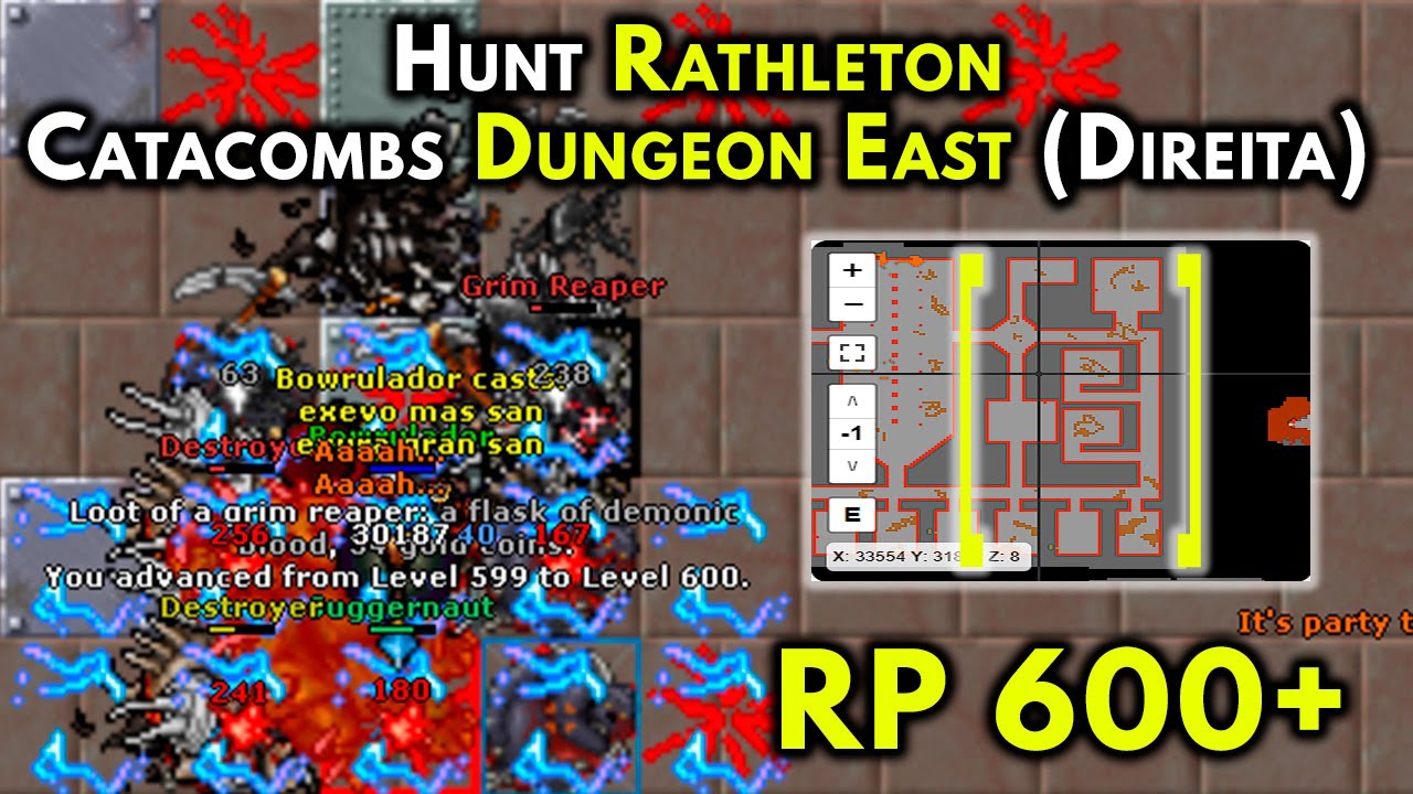 RP 600+ - Hunt Rathleton Catacombs Dungeon East (Direita)