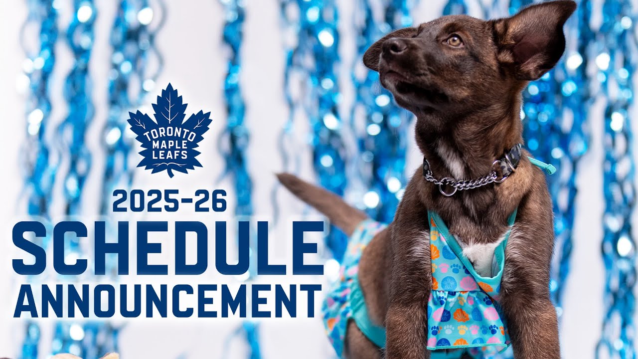 Toronto Maple Leafs 2025-26 Schedule Announcement