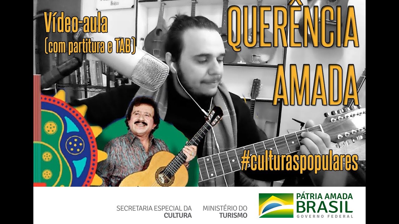 PEDRO ROCHA | QUERÊNCIA AMADA | AULA DE VIOLÃO (solo, acordes e ritmo)com partitura e TAB