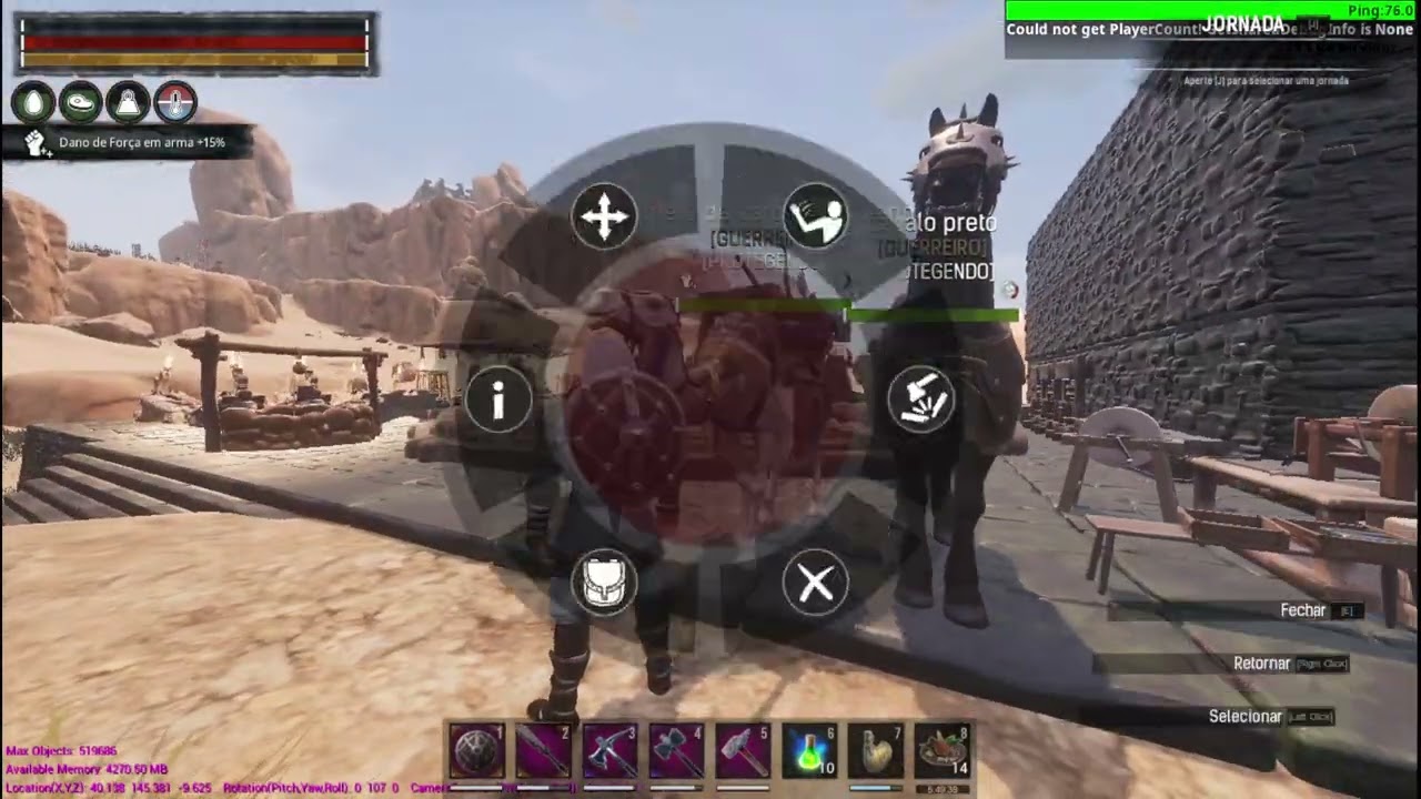 Conan Exiles Reis Nórdicos PVE volta pegando loot e marcando bases