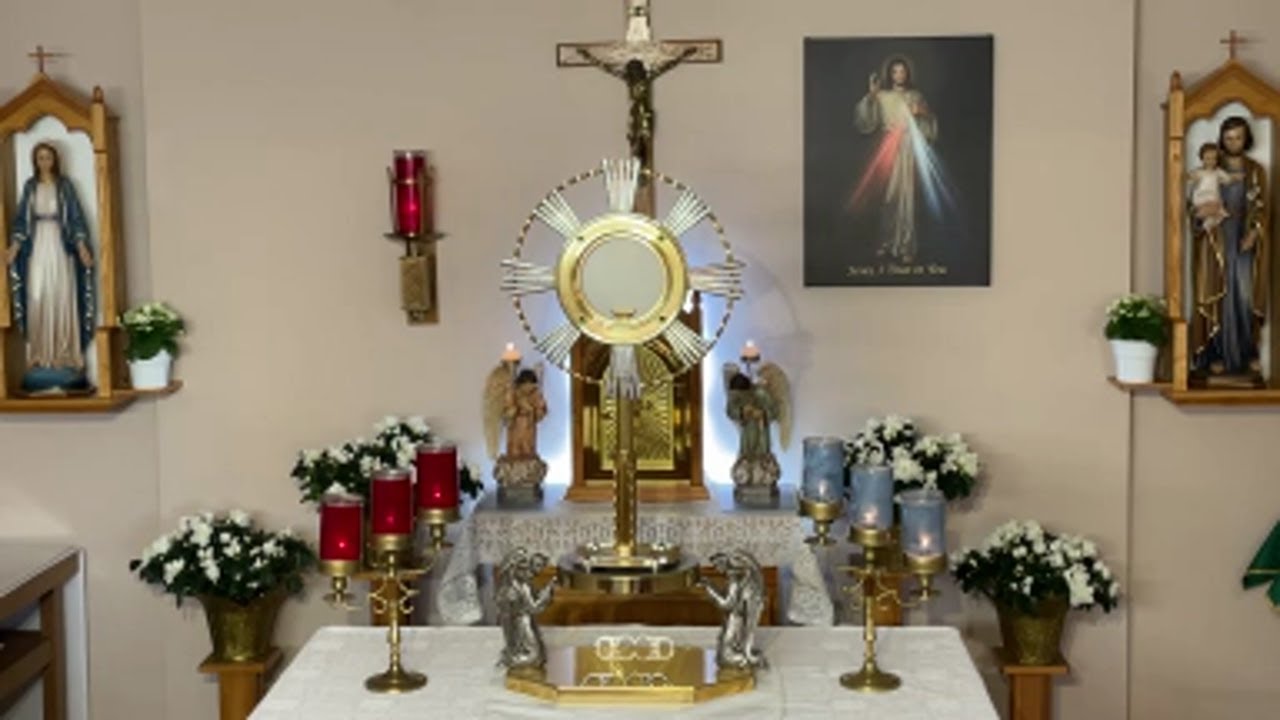 LIVE Eucharistic Adoration - Sisters of Divine Mercy