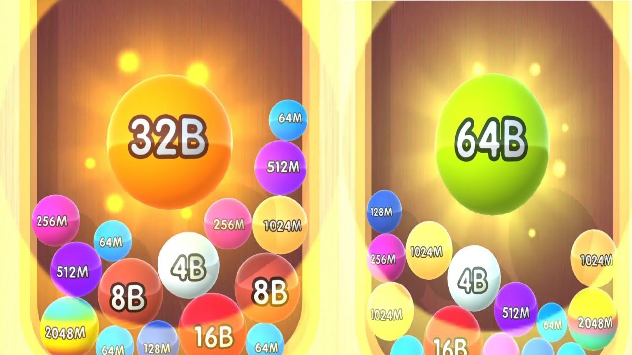 2048 Balls 3d - 32B, 64B Unlocked! level 271 - 285