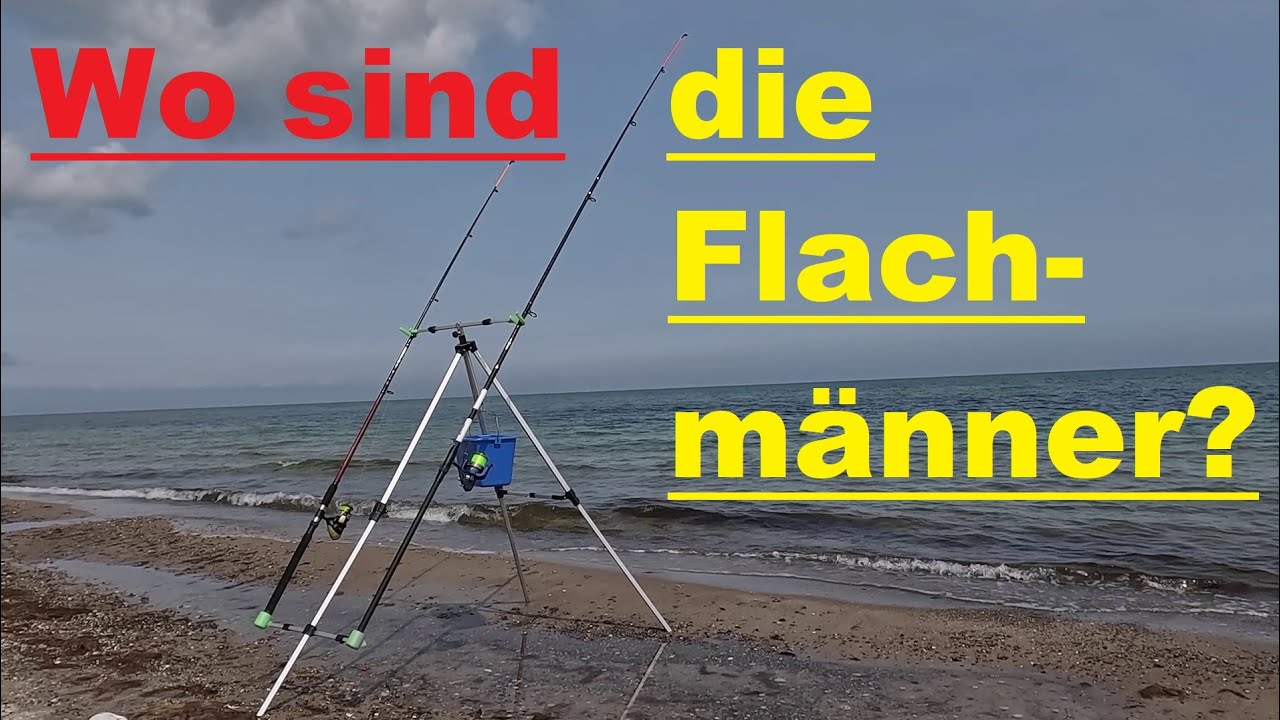 Brandungsangeln an der Ostsee: Wo sind die Flachmänner (Plattfische)? ;)