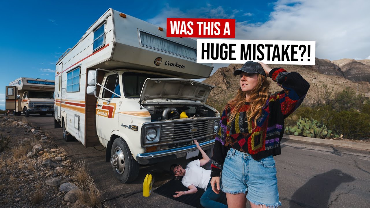 Our Vintage RV Died in the MIDDLE OF NOWHERE! 😳 Stranded in the New Mexico Desert