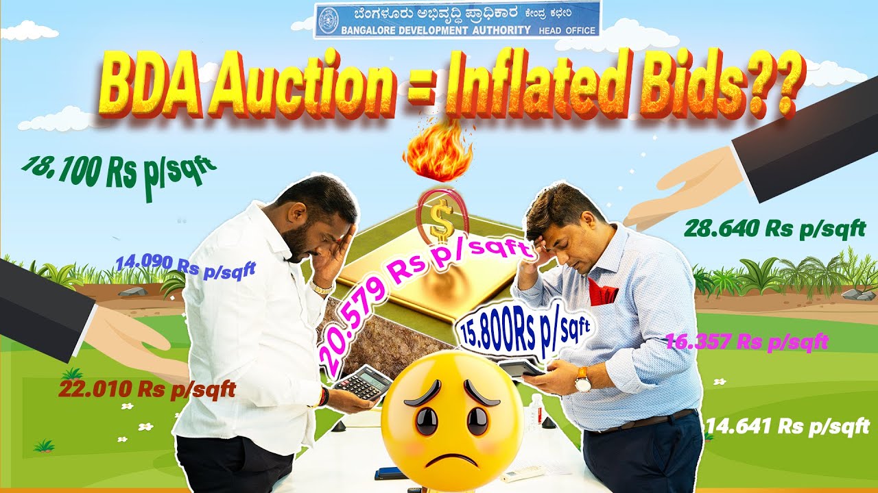 Переоценён ли электронный аукцион BDA? Что произошло на самом деле? #bdasitesforsale #bangalorere...