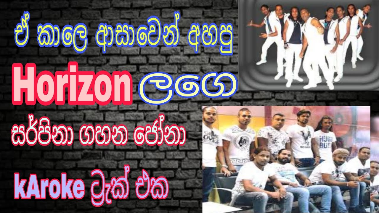 Sarpina gahana jona karoke track polgahawela horizon