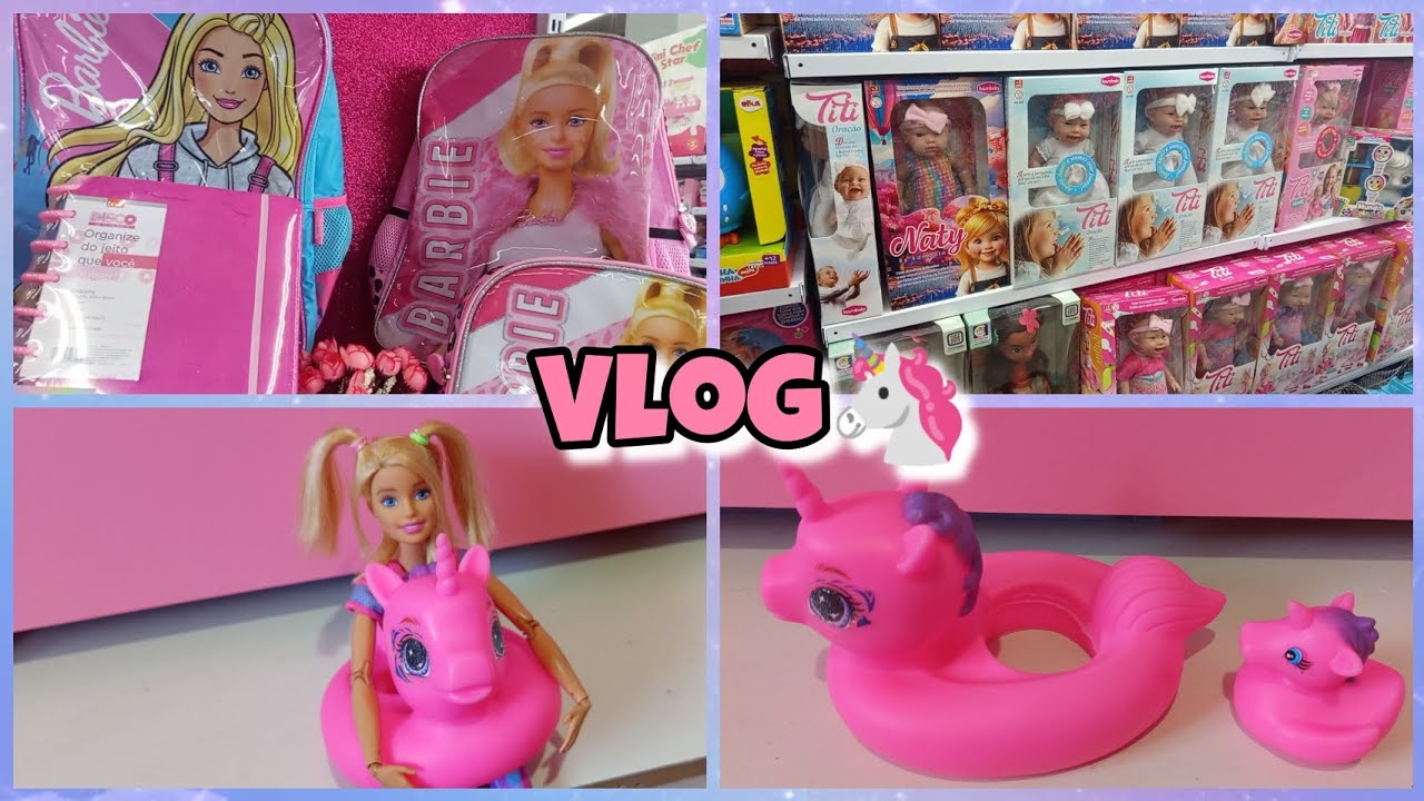 VISITANDO LOJA DE BRINQUEDOS PONTO BLU -A CAÇA DE BARBIES /VLOG