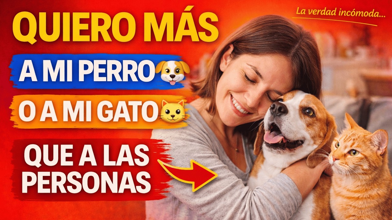 Por qué quiero más a mi perro o a mi gato que a las personas