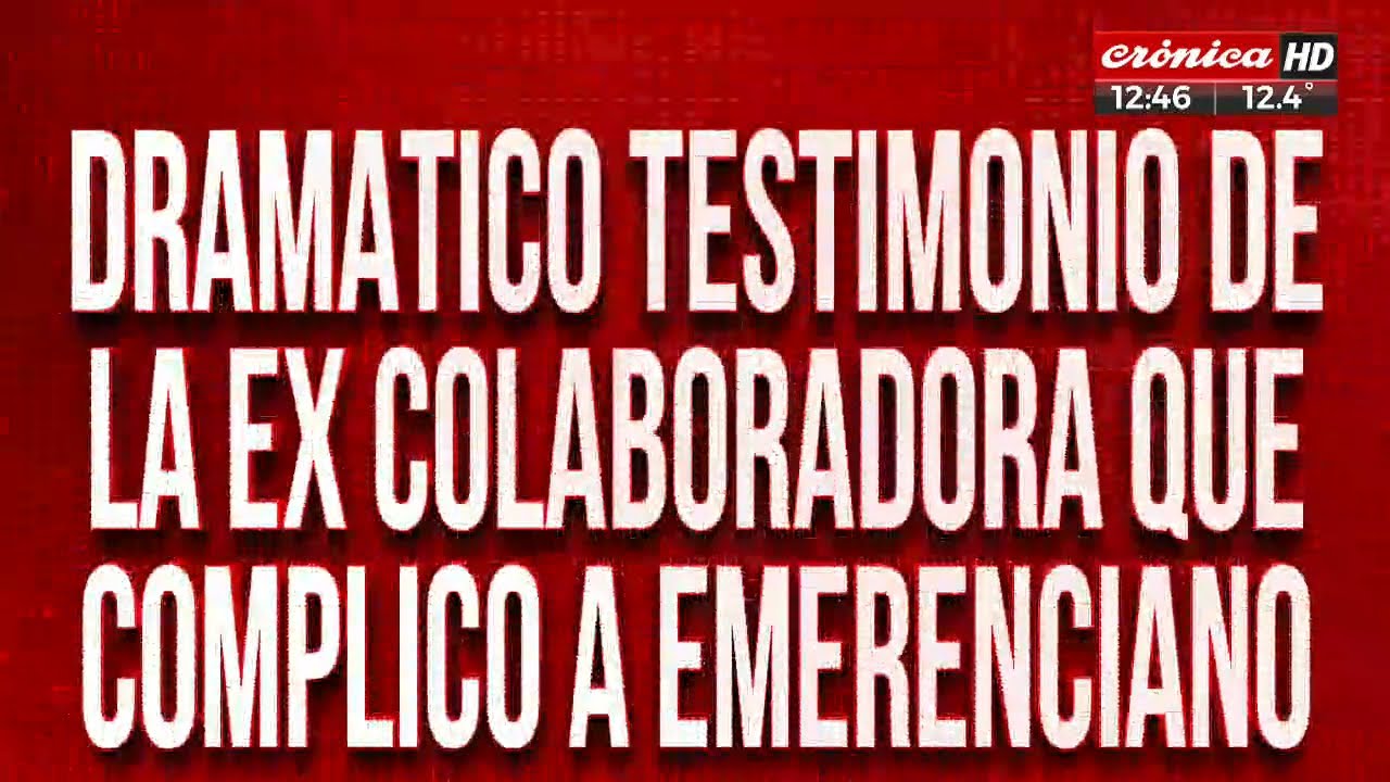 Femicidio de Cecilia: dramático testimonio de la ex colaboradora que complicó a Emerenciano