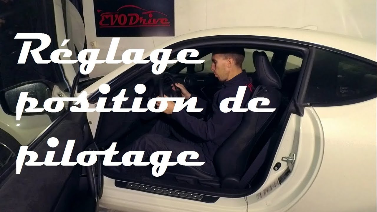 Tuto pilotage - R&eacute;gler la position de pilotage