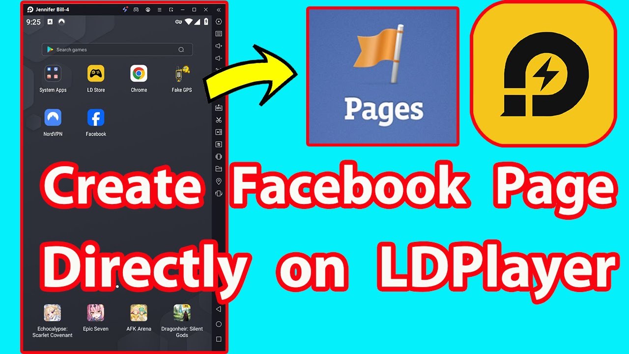 How to Create FB Page Directly on LDPlayer | Create FB Page Directly on LDPlayer (Super Easy)