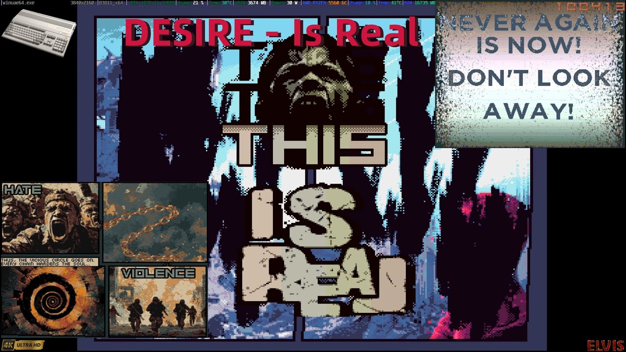 Amiga  OCS/ECS | DESIRE - Is Real | 3rd place at Greb 2024 party | 4K