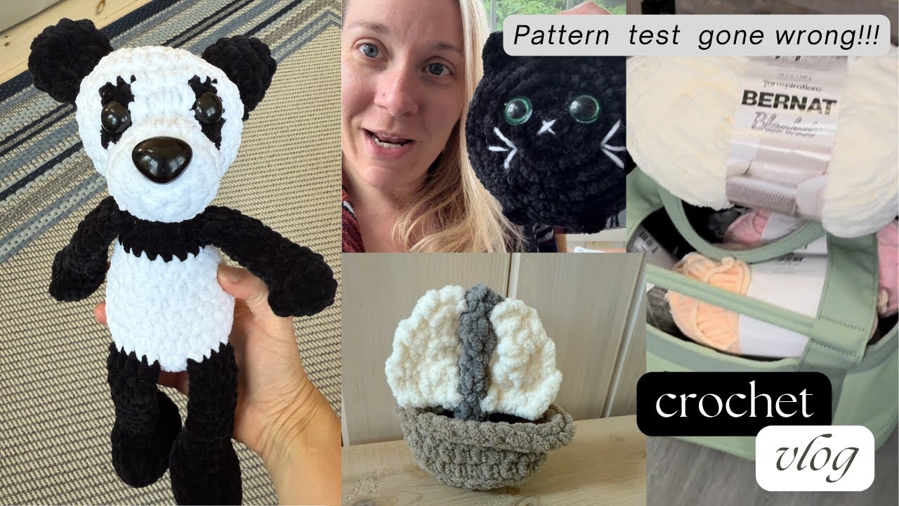 A Week of Crochet Out Of Town (Part 1) ✨ Pattern Testing Gone Wrong ✨ Pattern Making