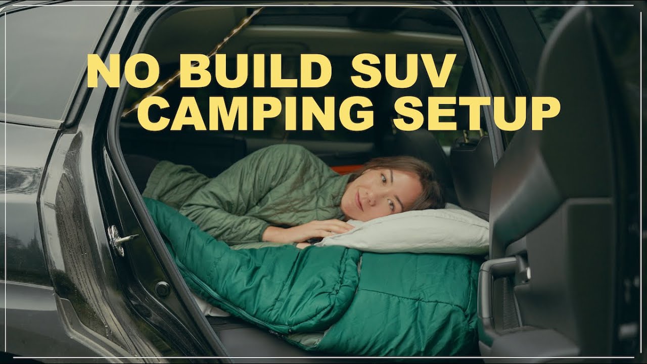 No Build SUV Car Camping Setup | Living Out of My Mazda CX-50