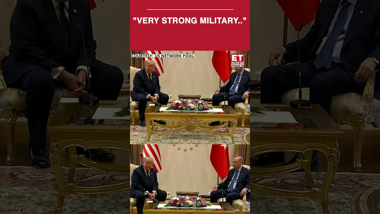 Трамп хвалит военную мощь Турции на встрече с Эрдоганом на саммите НАТО | Главные новости #shorts