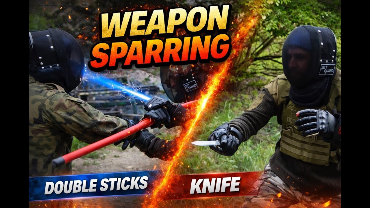 From Action Movie to Real Sparring | Double Sticks & Knife Sparring