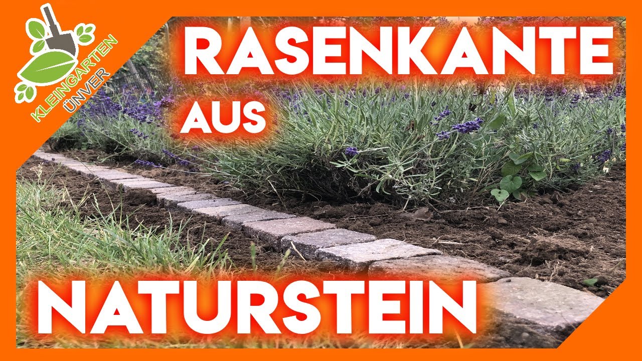 Rasenkante/Mähkante erstellen  #rasenkante #mähkante #naturstein
