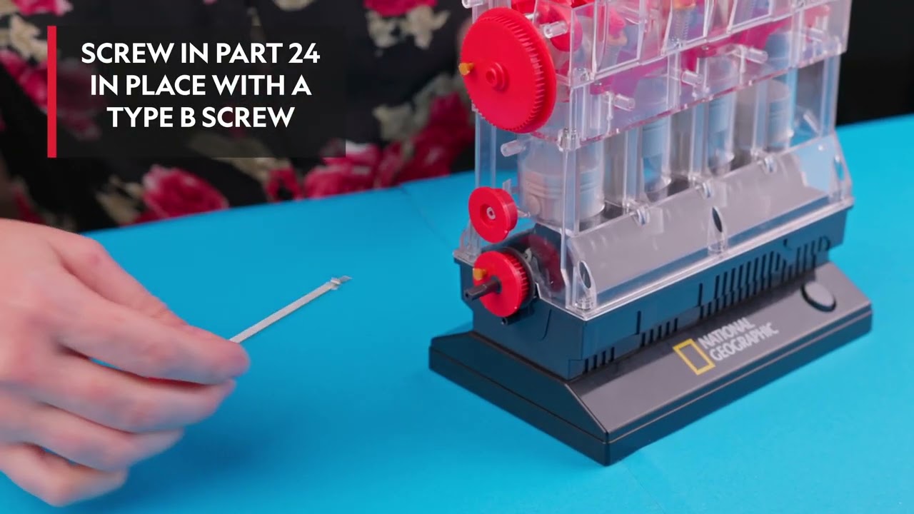NATIONAL GEOGRAPHIC Engine Building Kit - Instructional