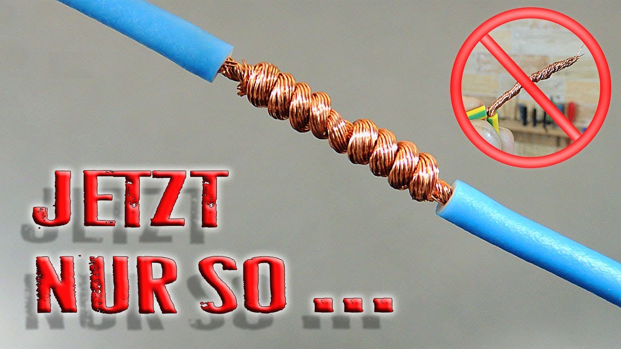 ✅ Praktisch perfekte Drahtverbindung! Auch wasserdicht! ✅