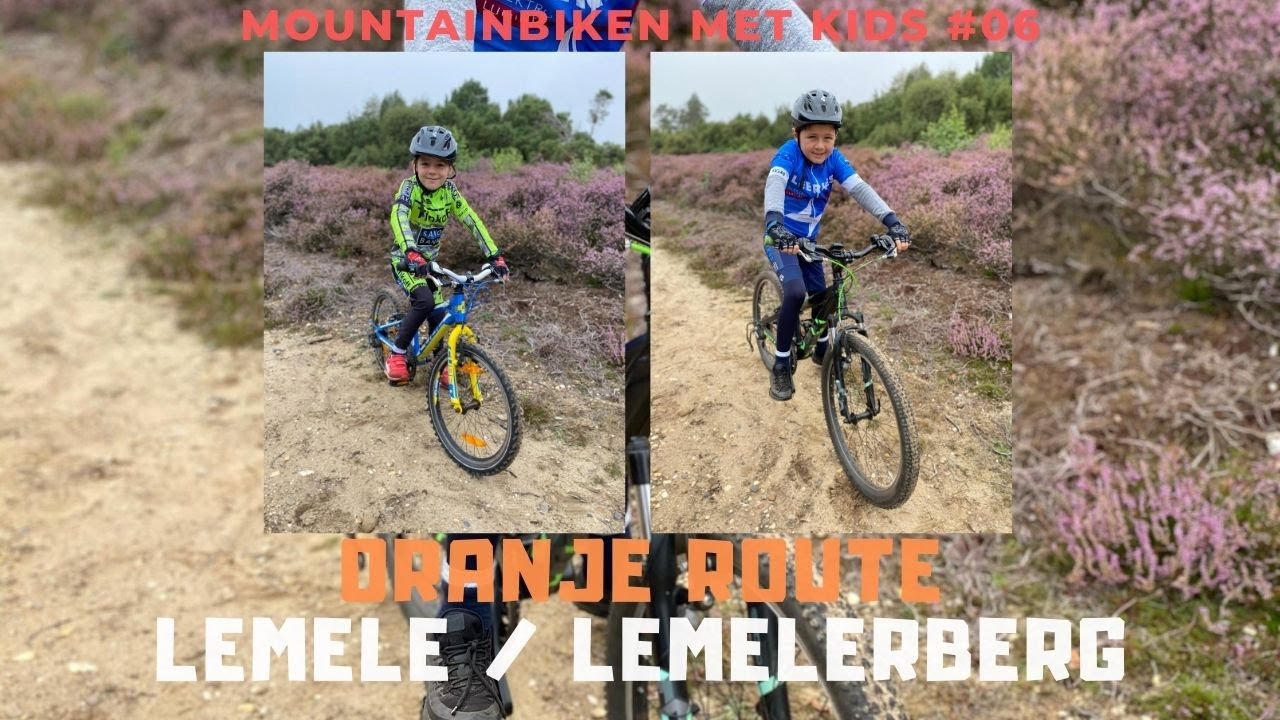 Mountainbiken met kids #6 De oranje route in Lemele over de Lemelerberg