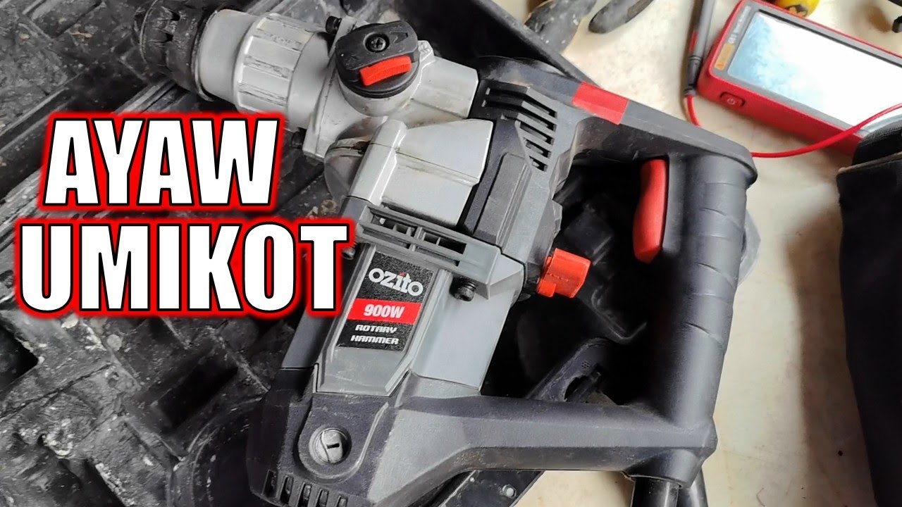 OZITO ROTARY HAMMER AYAW UMIKOT! NOT WORKING FROM PALLET ITEM.