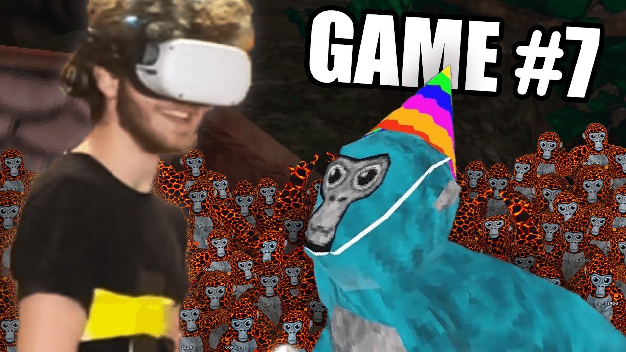 I Had 100 Gorilla Tag VR Players Play 10 Different Game Modes (Oculus Quest 2)