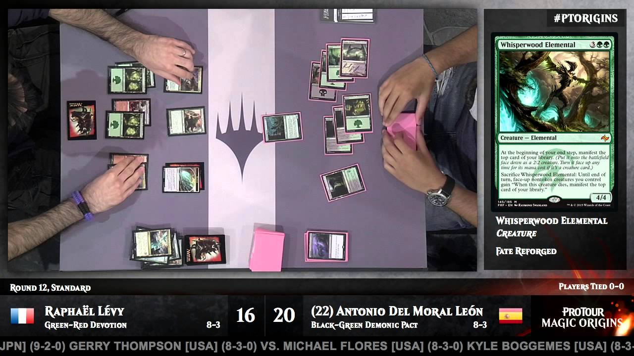 Pro Tour Magic Origins Round 12 (Standard): Raphael Levy vs. Antonio Del Moral Leon