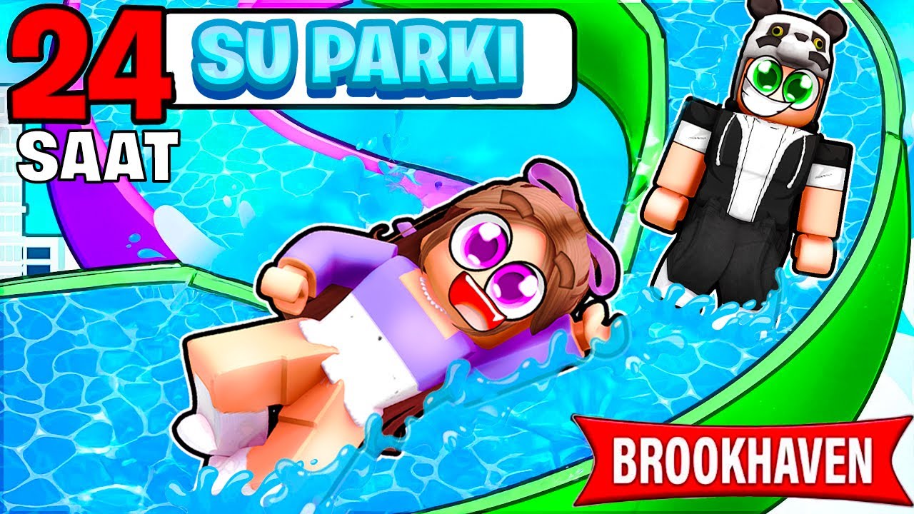 BROOKHAVEN Su Parkında 24 Saat Geçirdik !!