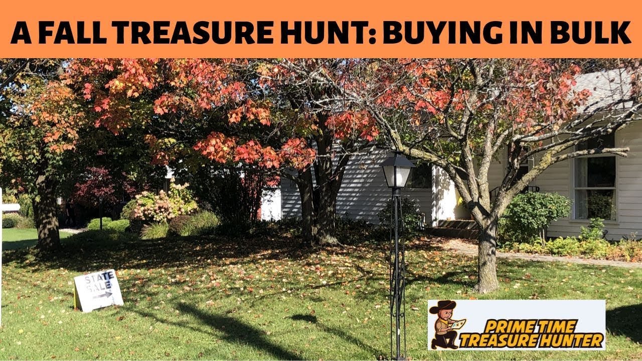 A Fall Flea Market and Estate Sale Treasure Hunt! Buying in Bulk