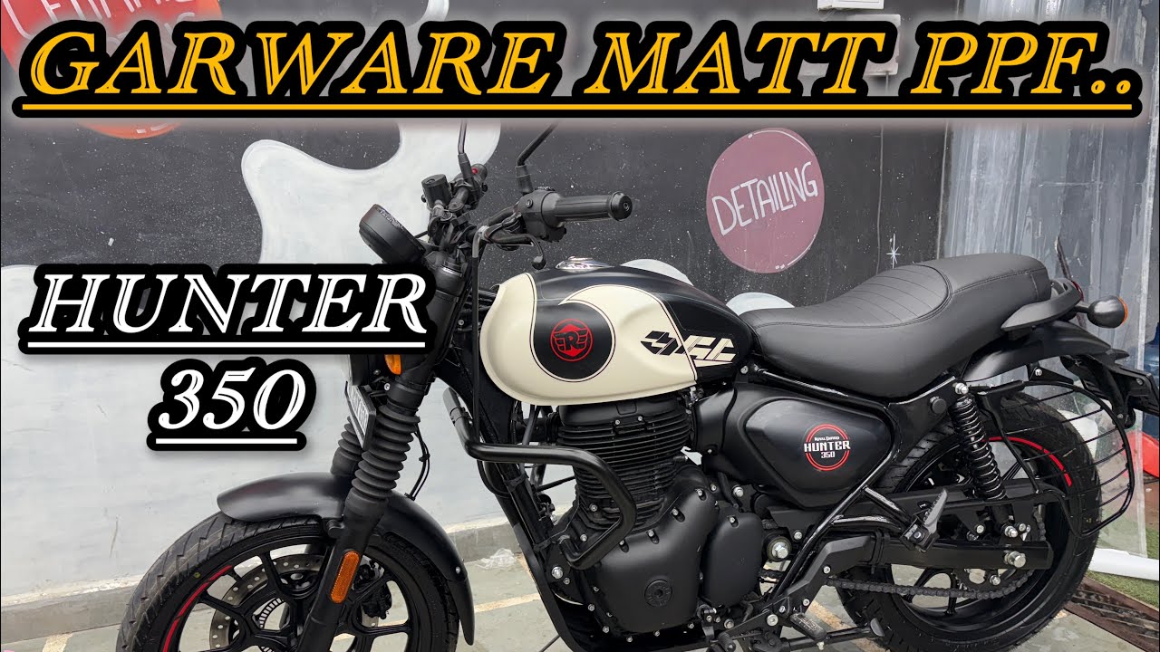 NEW 2025 ROYAL ENFIELD HUNTER 350|| PPF INSTALLATION..🔥🔥
